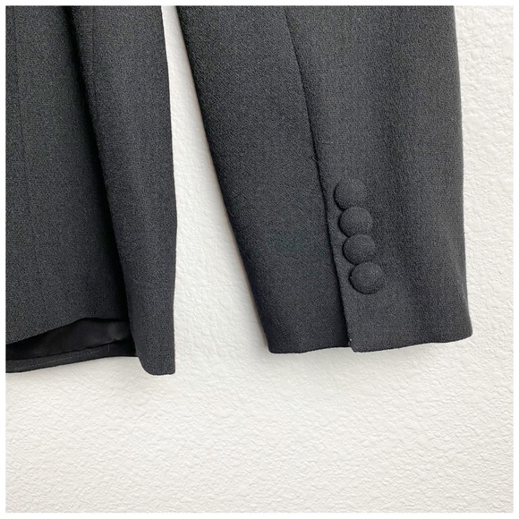 Burberry Black Wool Blazer Size 48 - Picture 5 of 9